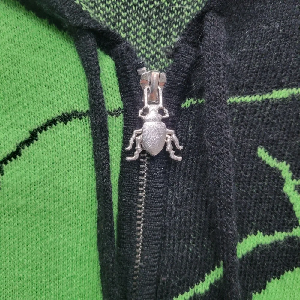 Disney Nightmare Before Xmas Oogie Boogie Hoodie Sweater Her Universe Full Zip - Picture 6 of 10